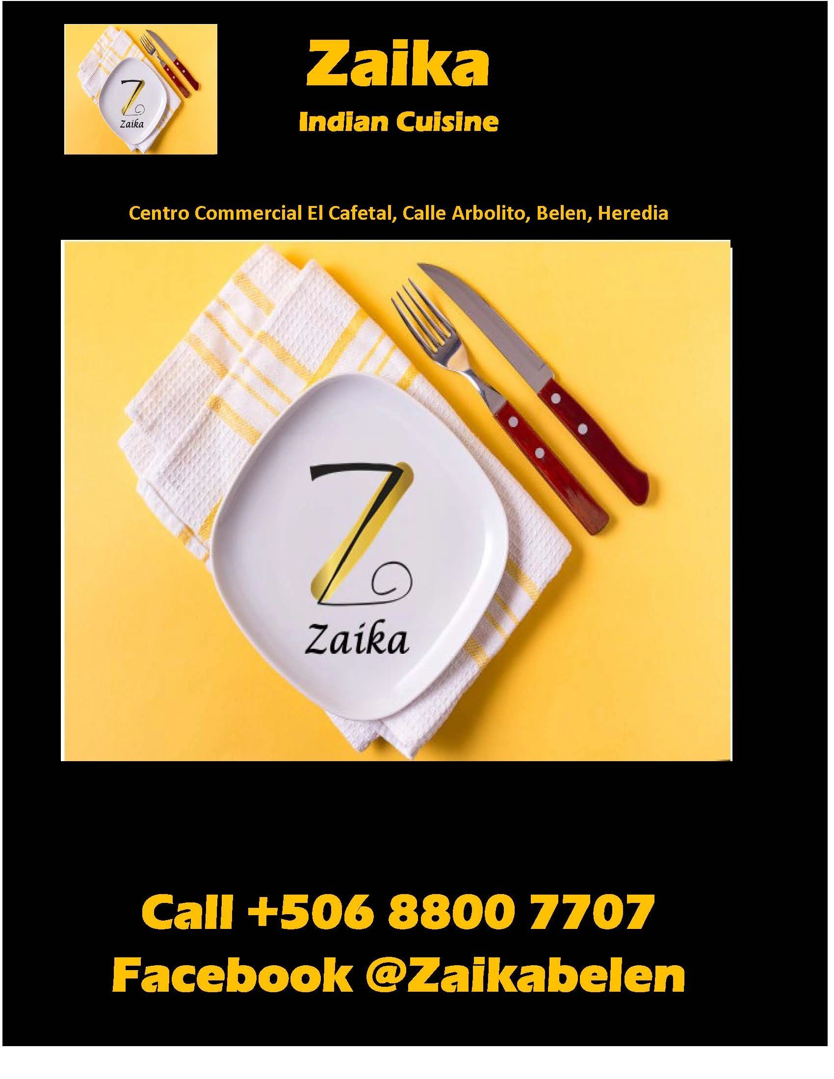 Indian Restaurant Zaika, Indian Cuisine